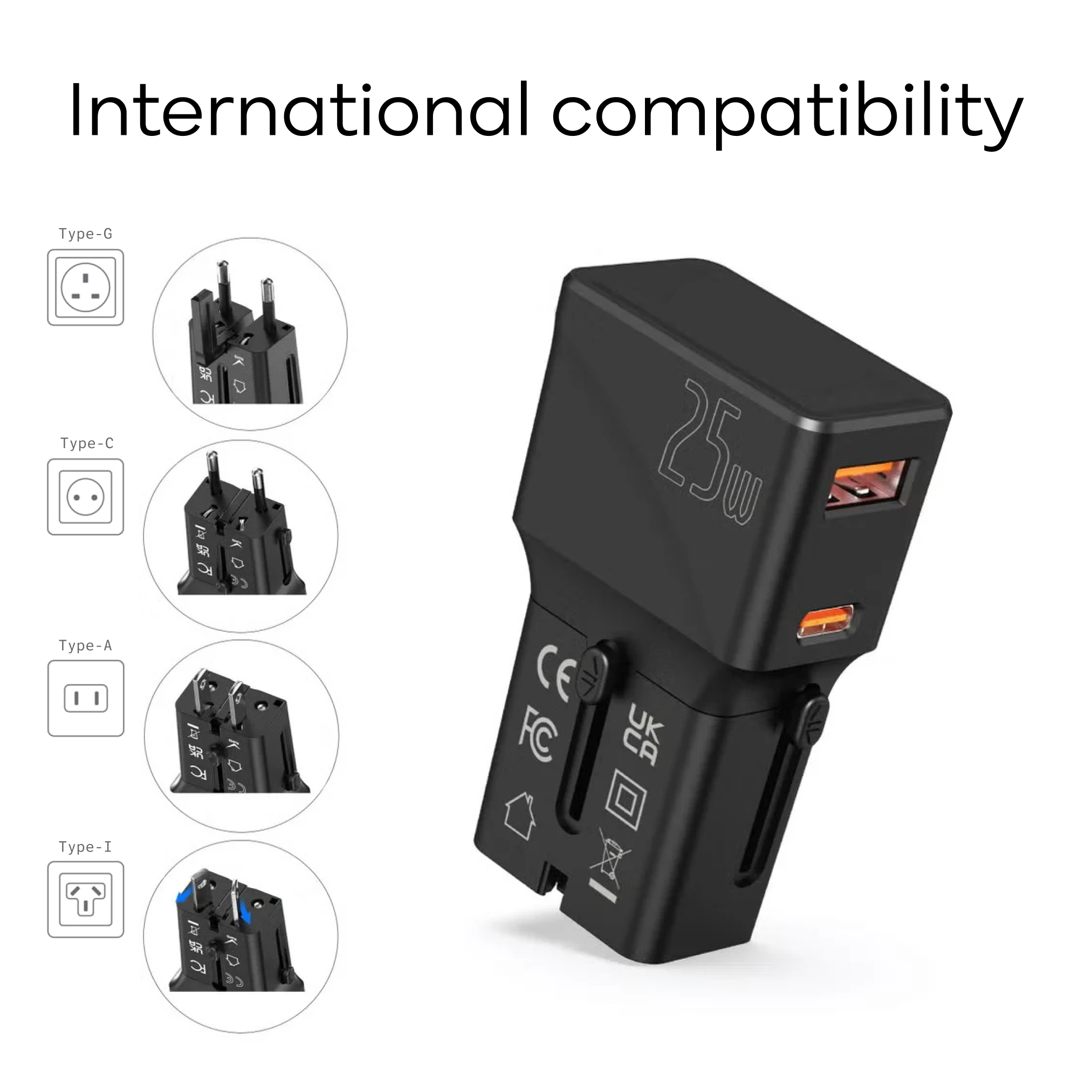 25w International Charger